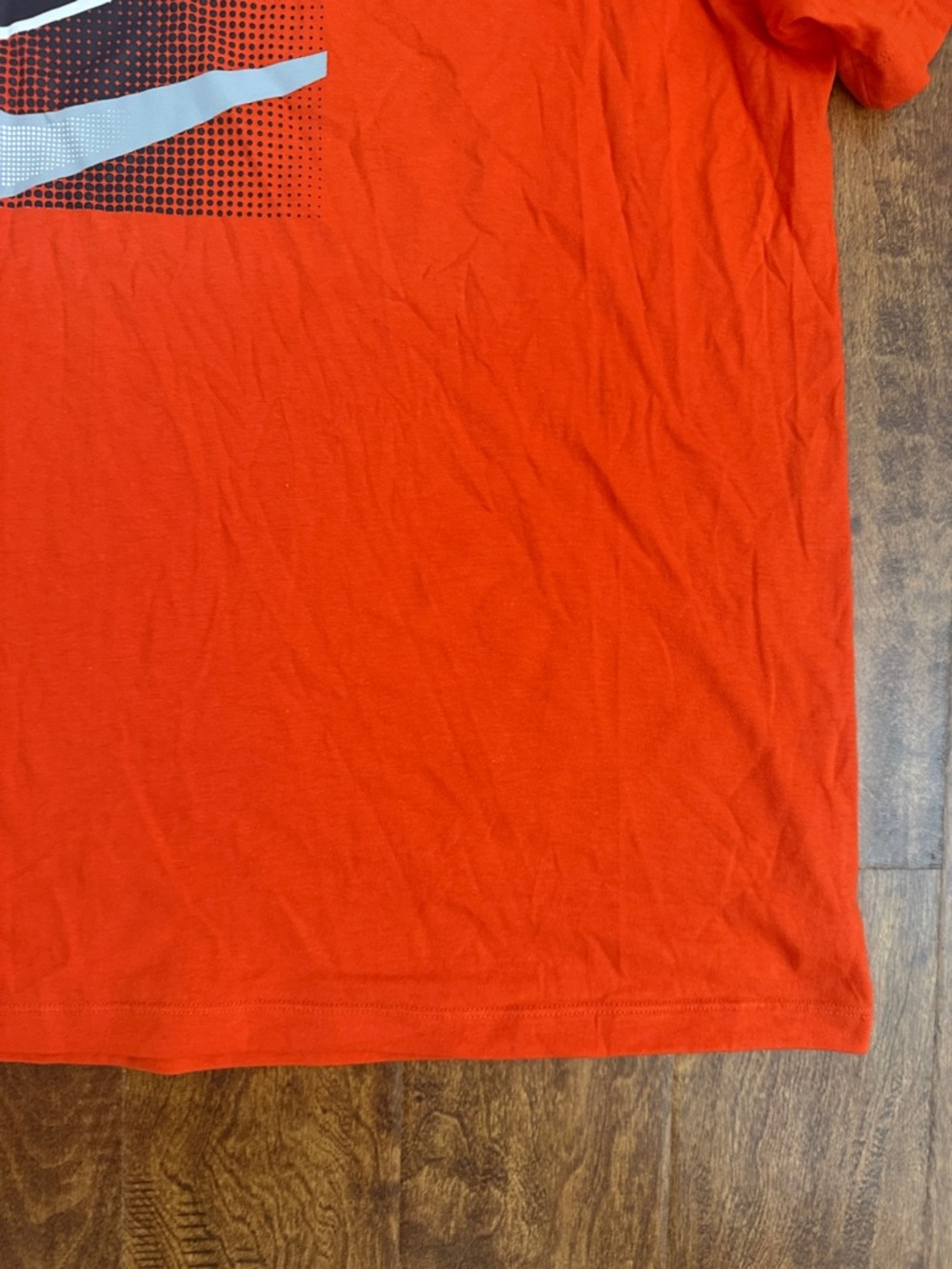 Nike Men's Bright Orange Graphic Swoosh Tee Size XXL - Picture 6 of 15